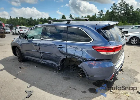 2018 Toyota Highlander Le из США, поврежденный, VIN 5TDBZRFH2JS913003